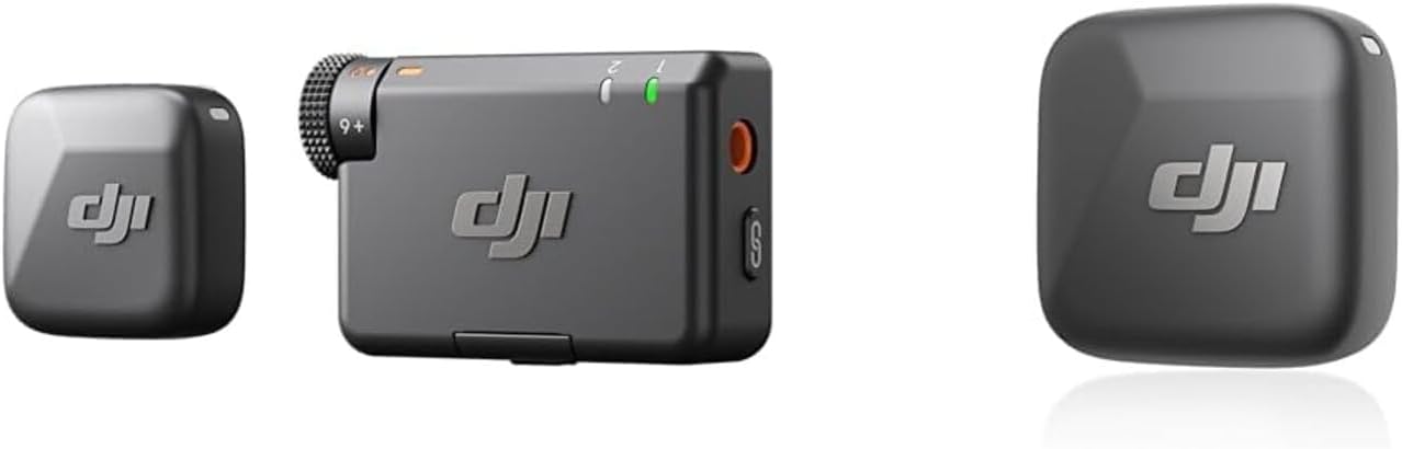 Detalle de DJI Mic Mini(2 TX + 1 RX)ワイヤレスマイク 2人収録・ノイズキャンセリング対応