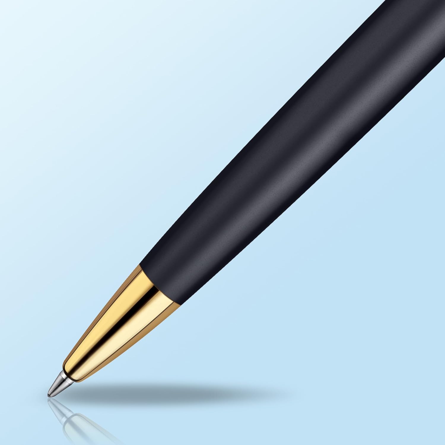 Thumbnail 3 de Waterman Hemisphere Pluma Bolígrafo, Negro Mate con Dorado 🖊