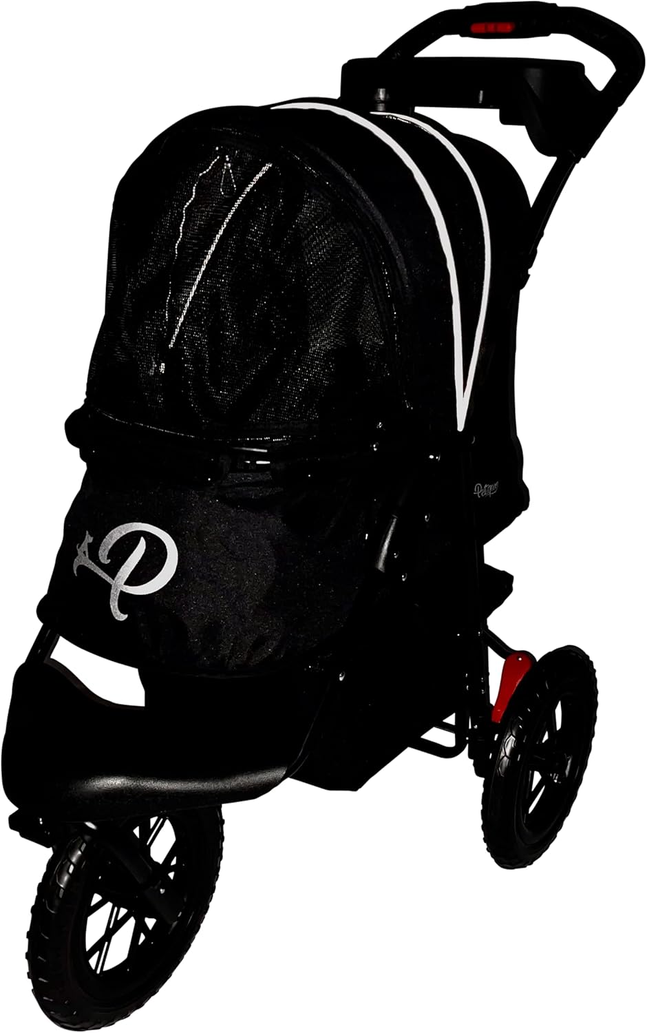 Detalle 2 de PETIQUE Chinook Black Luxury Dog Stroller 23kg