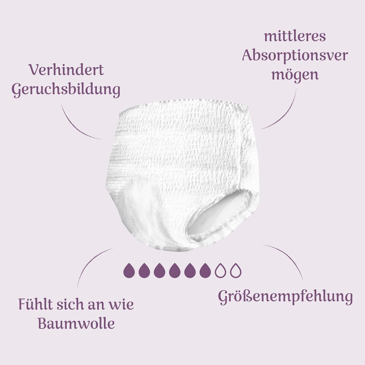 Detalle 2 de Amazon Basic Care Damen Pants Plus Large 40 Stück