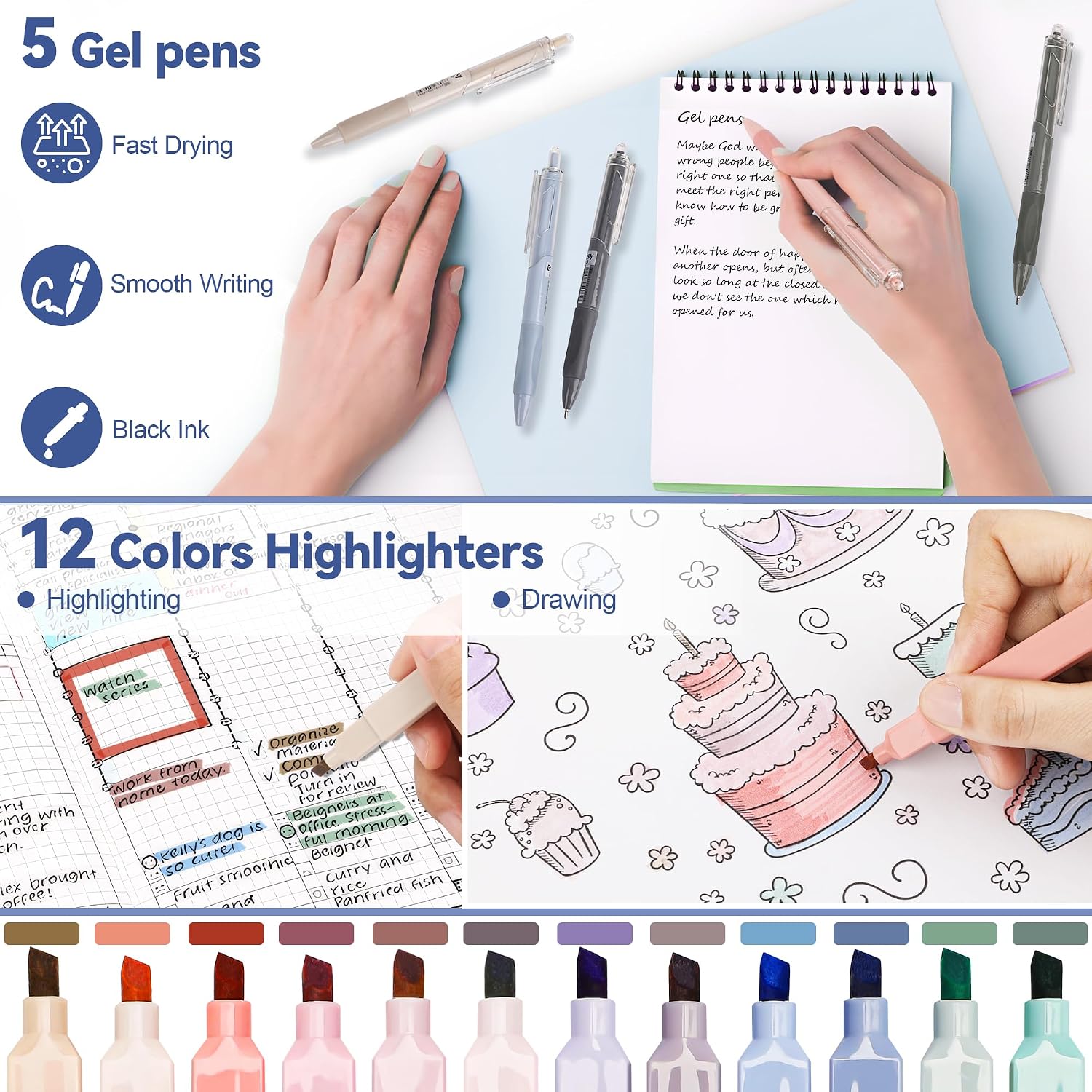 Thumbnail 3 de DazSpirit Stationery Schulzubehör 61 Stück ✏