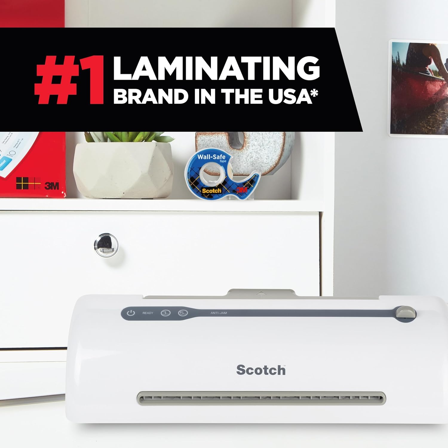 Detalle de Scotch Rapid Thermal Laminator (TL909X-EF) – Ready in 1 Minute, 9-Inch Width