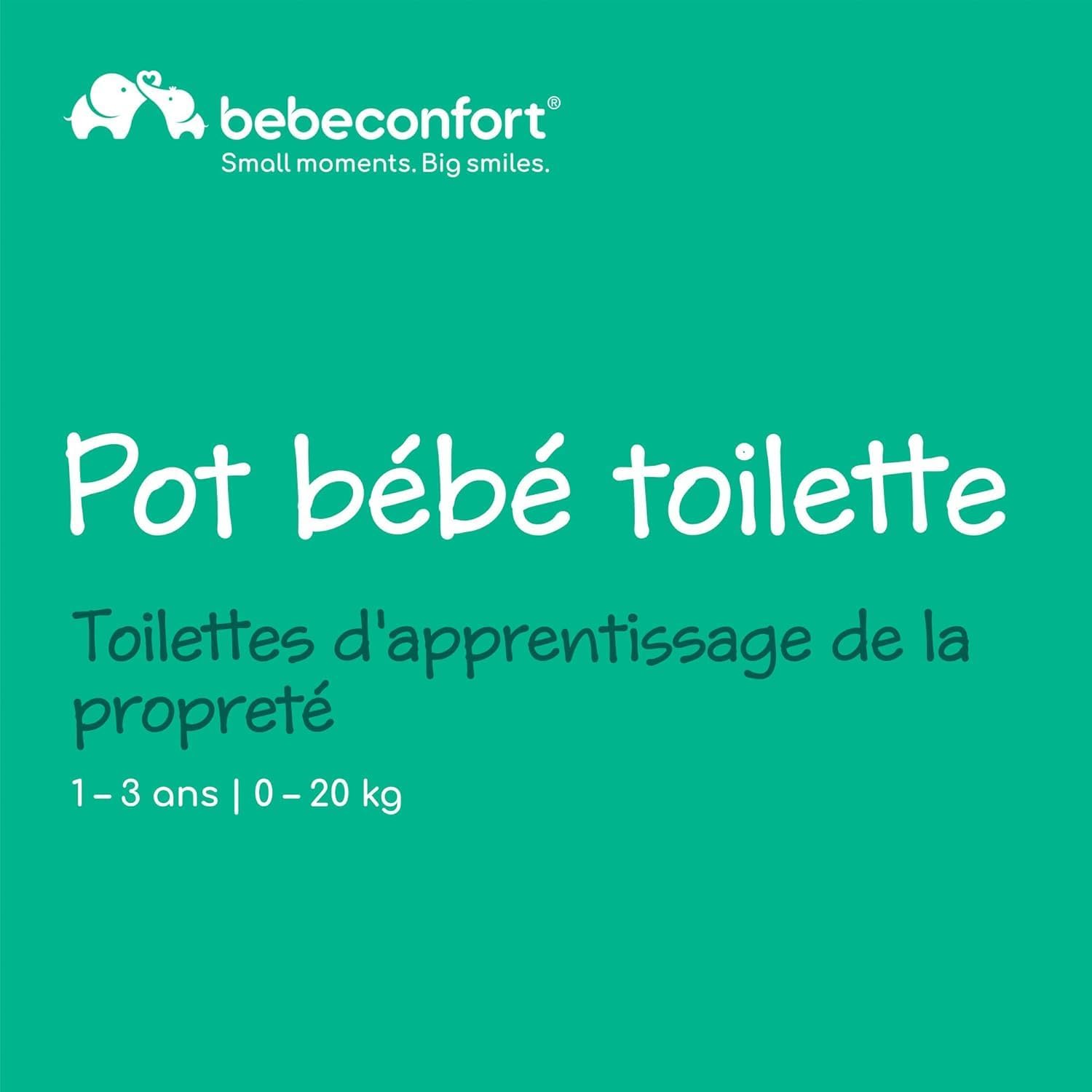 Detalle de Bebeconfort Pot Bébé Toilette avec Siège d’Apprentissage – Ours Bleu, 1–3 ans, 0–20 kg