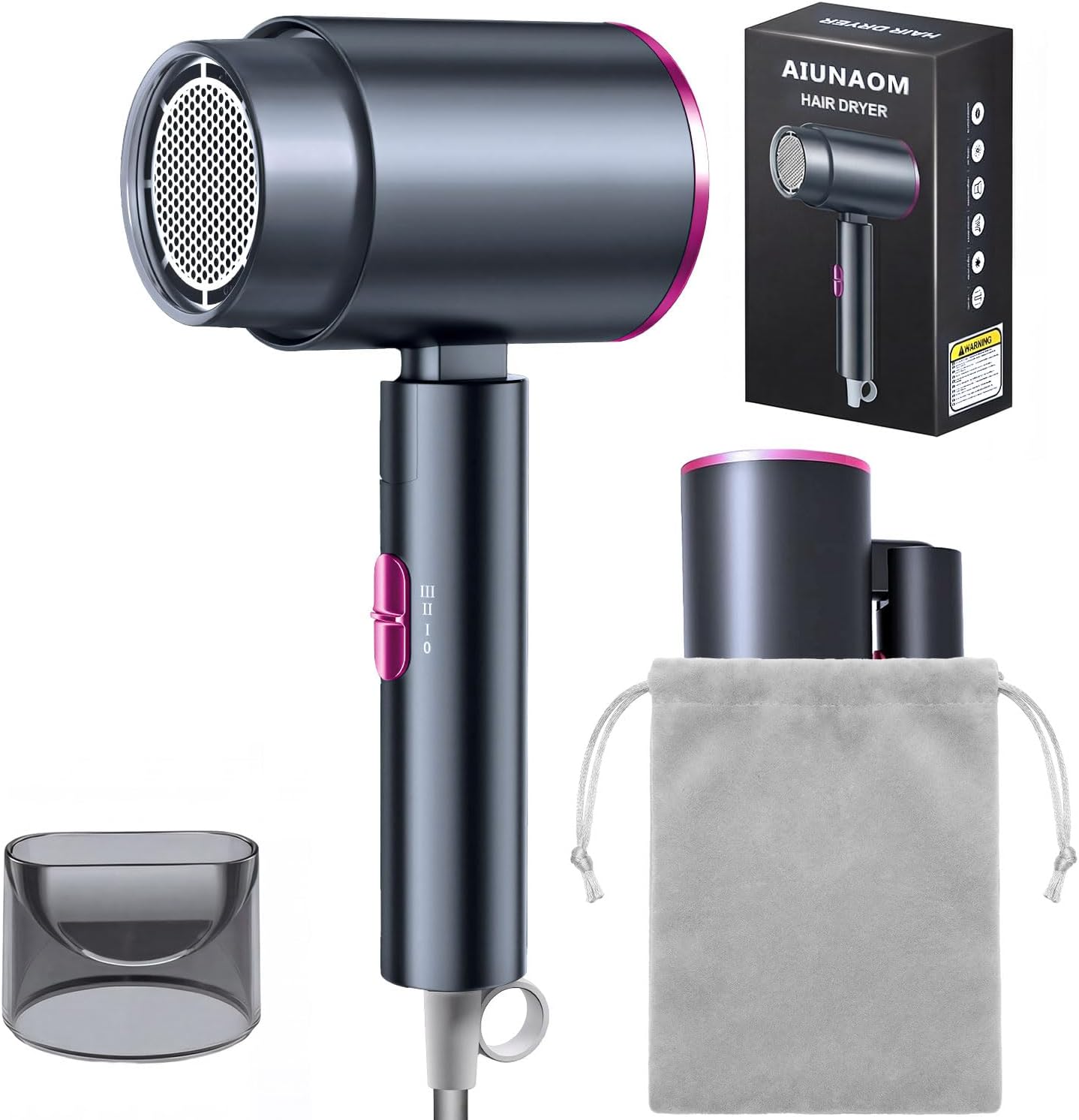 Detalle de AIUNAOM phon da viaggio pieghevole 2400W