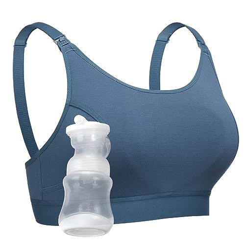 Detalle de momcozy Soutien-gorge d’allaitement et de pompage mains libres réglable