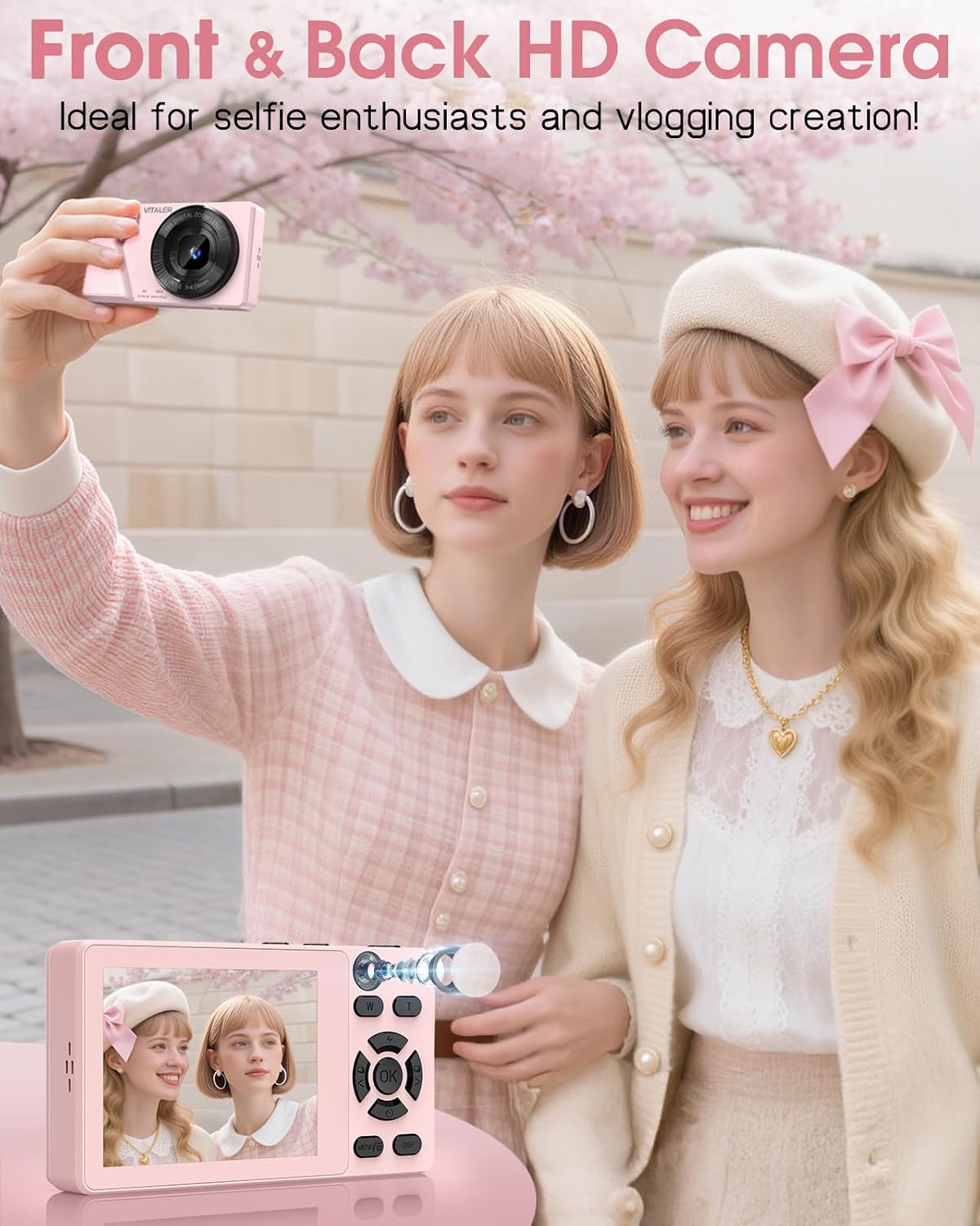 Detalle 2 de Vitaler 64MP 4K Digital Camera with Autofocus