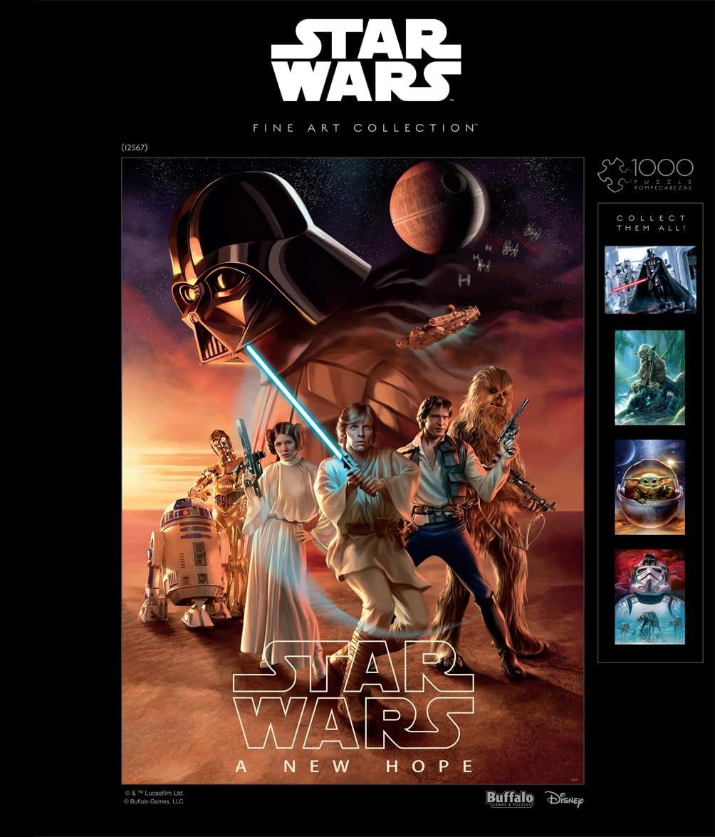 Thumbnail 4 de Buffalo Games Star Wars: The Force 1000 Piece Jigsaw Puzzle – Fine Art Collection