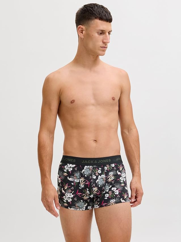 Detalle de Jack & Jones Jacflower Bóxer microfibra 3 pack L