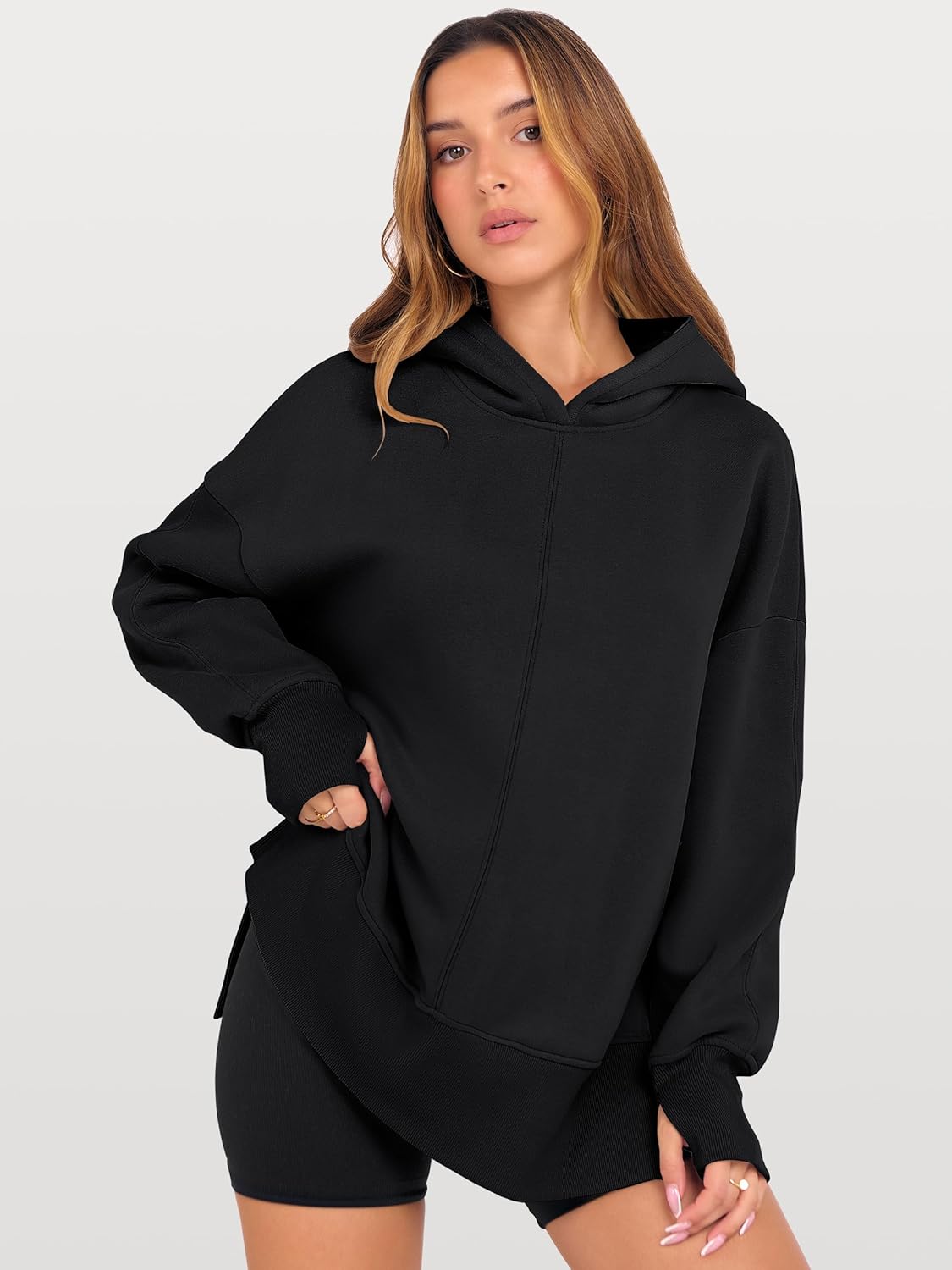 Detalle 2 de ANRABESS Oversized Hoodies XS-XL