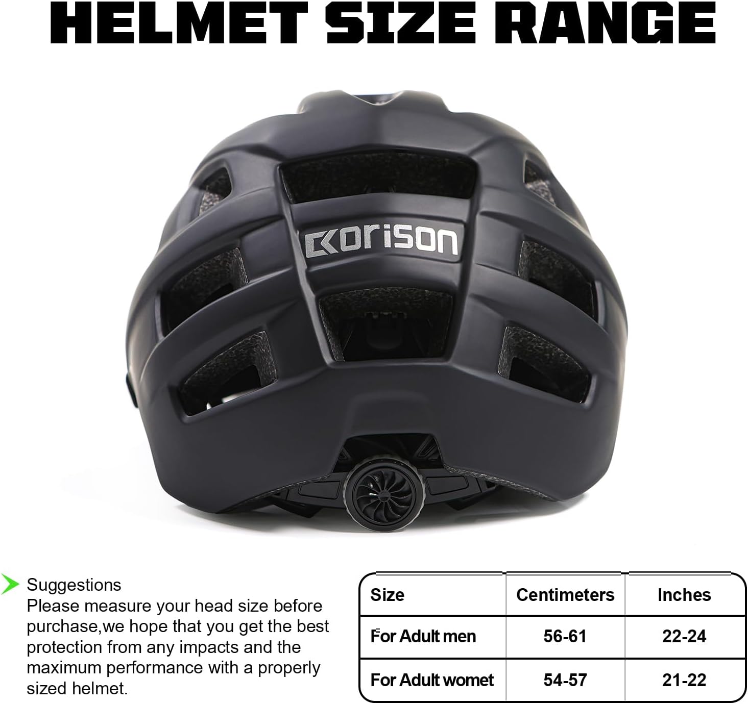 Detalle 2 de Ckorison Mountain Bike Helmet – Lightweight EN1078 Certified MTB Helmet for Adults (Men & Women)