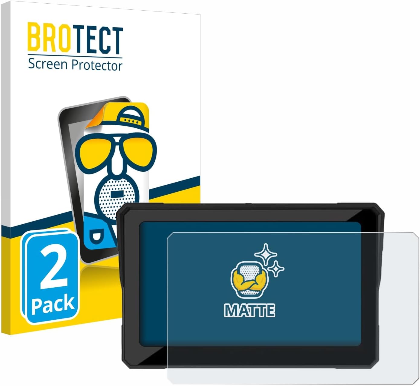 Detalle de brotect Carpuride W702 film mat 7 pouces