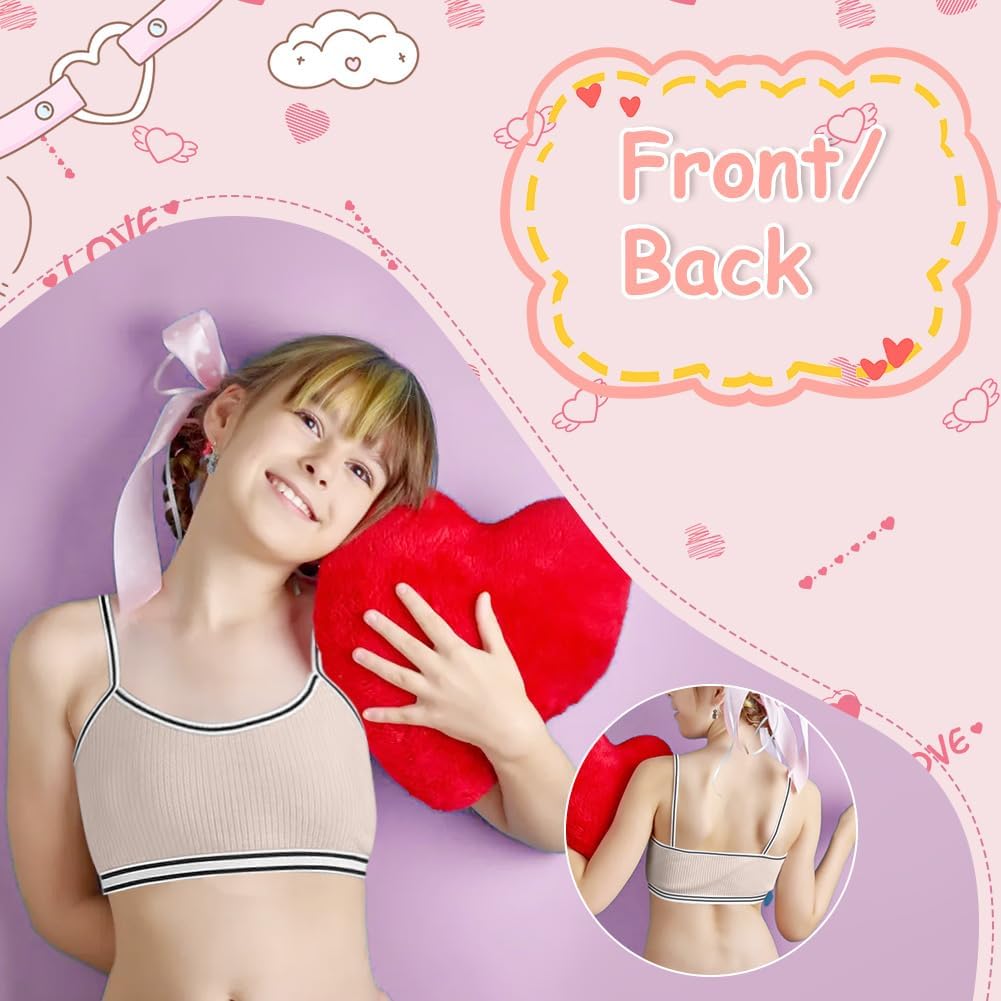 Thumbnail 1 de Flintronic 4 Pezzi Reggiseno Sportivo per Bambine in Cotone – Comfort, Assorbimento e Libertà di Movimento