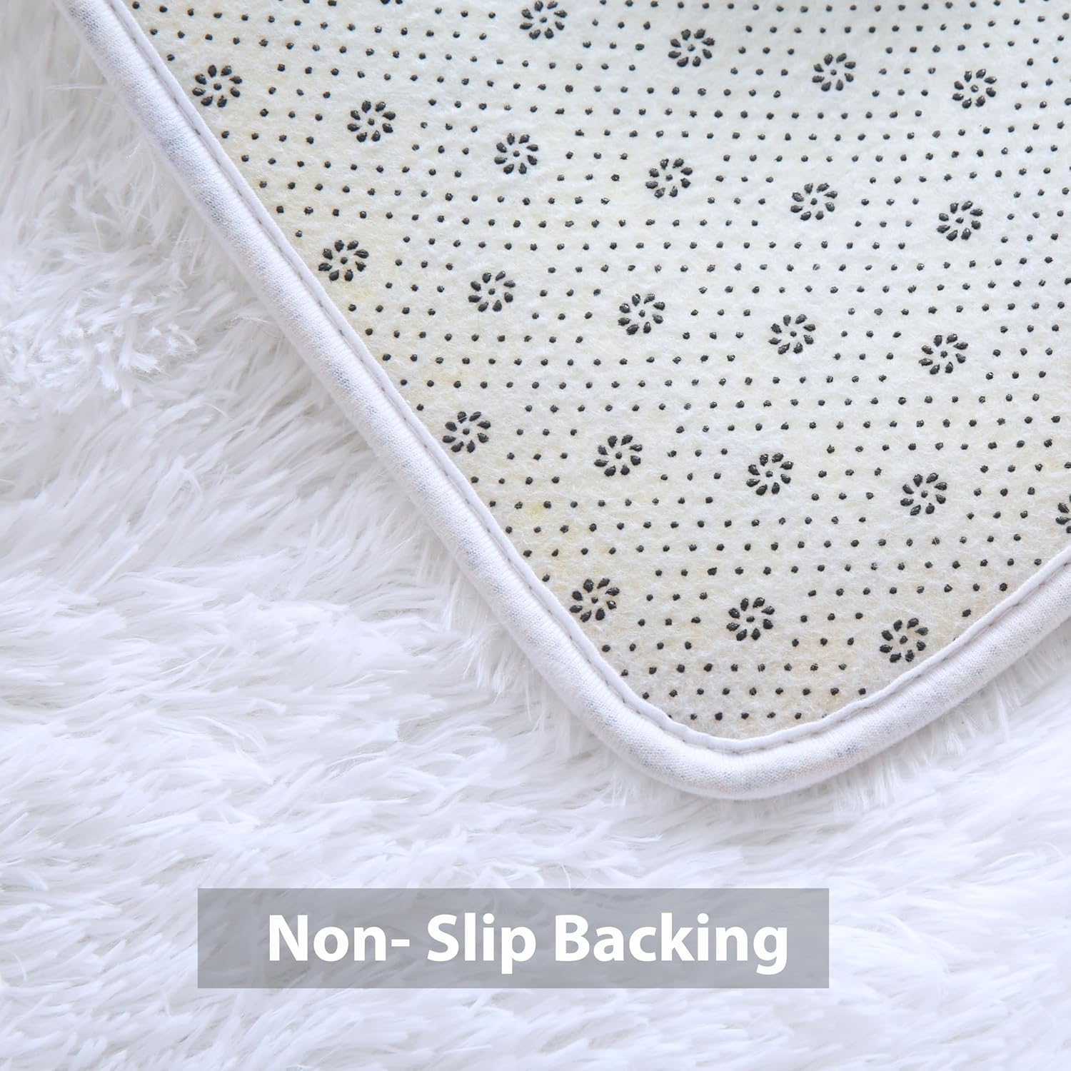 Thumbnail 6 de White Shag Area Rug 5x8 for Living Room 🏠