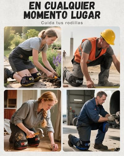 Thumbnail 5 de IPSXP Ginocchiere professionali da lavoro con doppio cuscino gel 🛠️