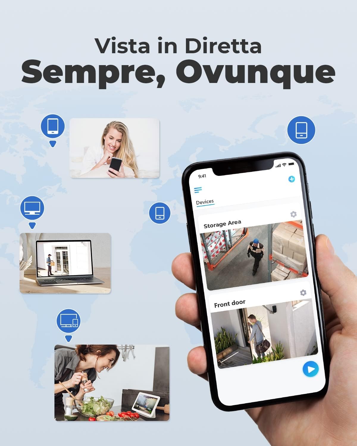 Thumbnail 4 de Reolink RLK16-800B8 kit videosorveglianza 4K PoE con NVR 16CH e 8 telecamere esterne