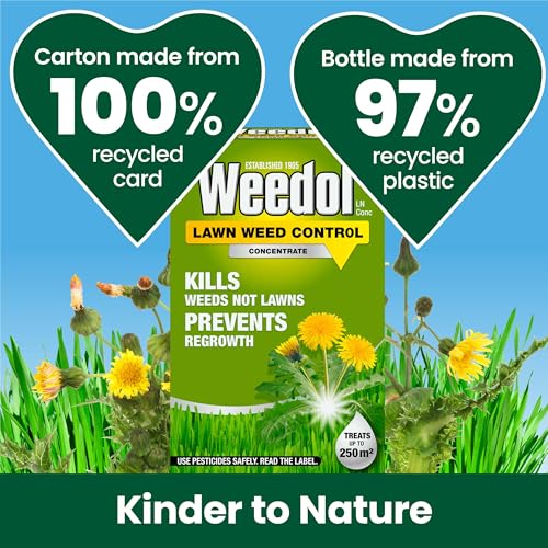 Thumbnail 5 de Weedol Lawn Weedkiller, Concentrate 1L — Kills Weeds Not Lawns
