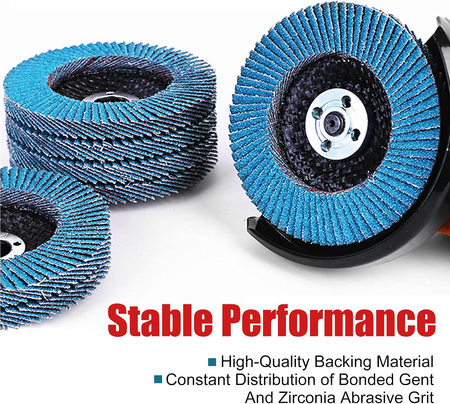 Detalle de EZARC Flap Disc 115mm 40 Grit zirconia grinding wheel ๐