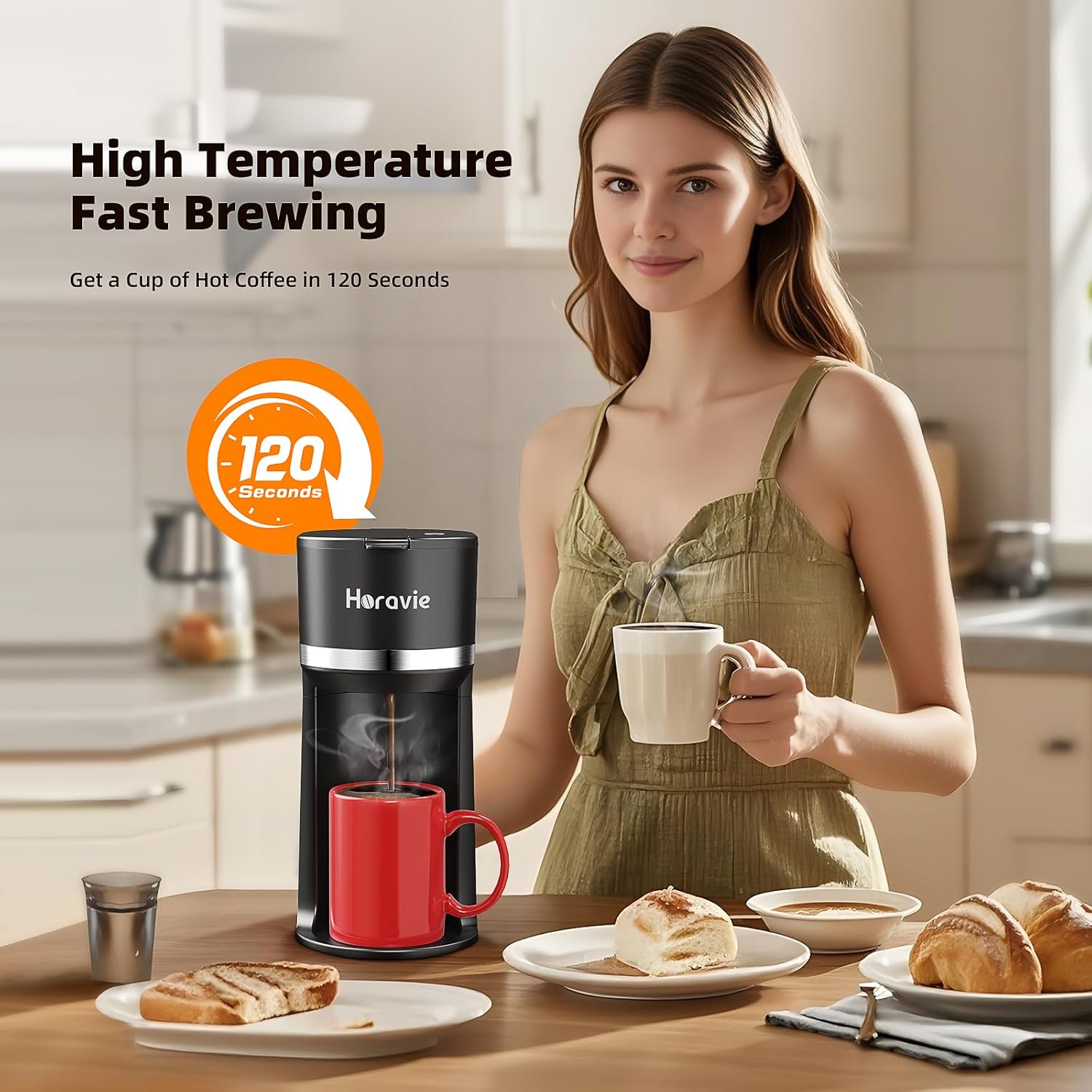 Detalle 2 de Horavie Mini Coffee Maker 6–12 oz.