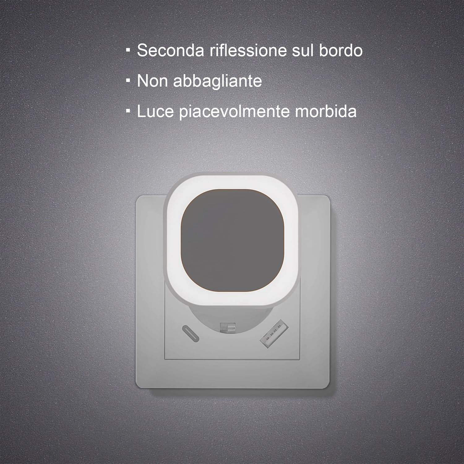 Thumbnail 4 de YUNLEX Presa luce notturna con sensore, 3 livelli 🌙