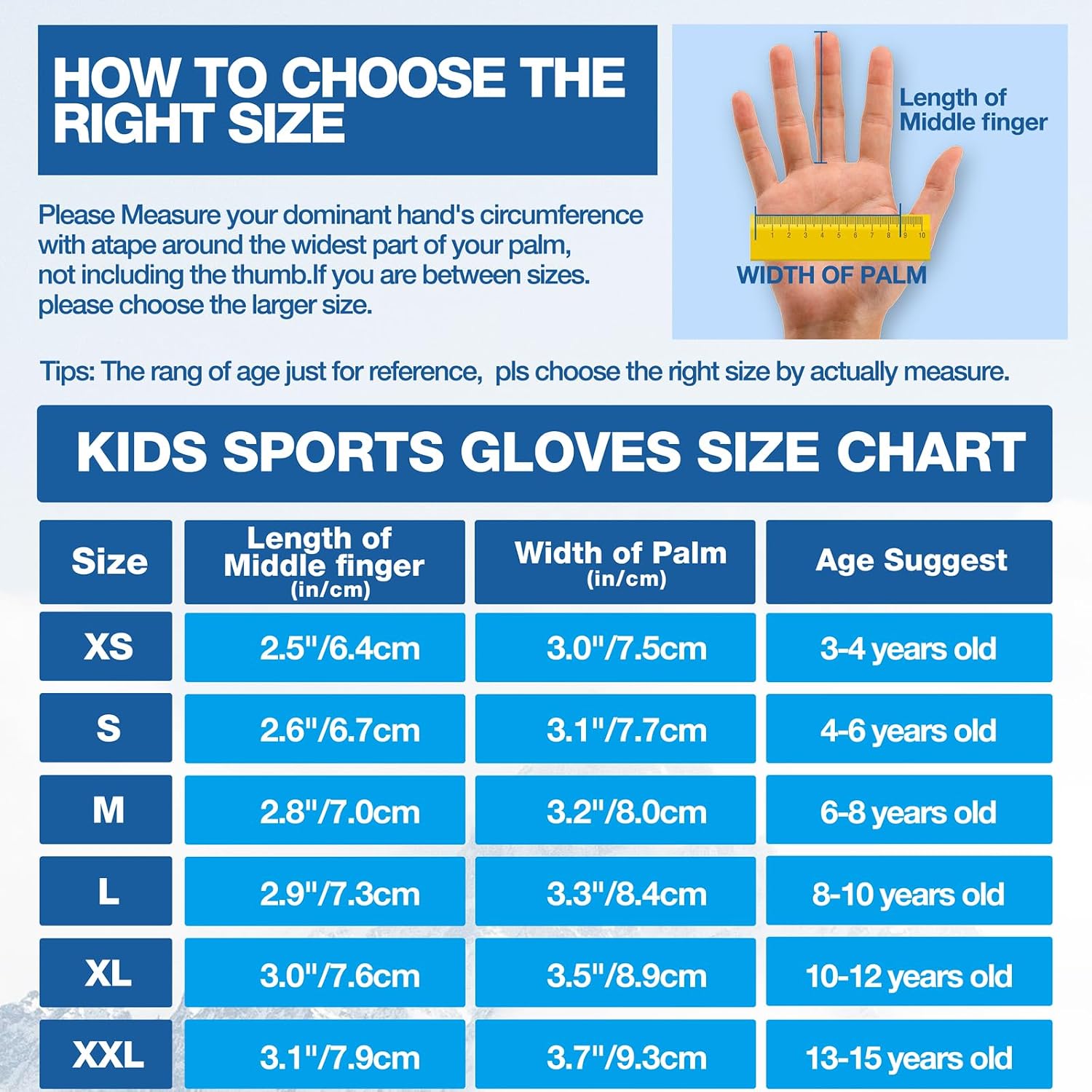 Thumbnail 5 de SIMARI Kids Winter Gloves 3-15 yrs