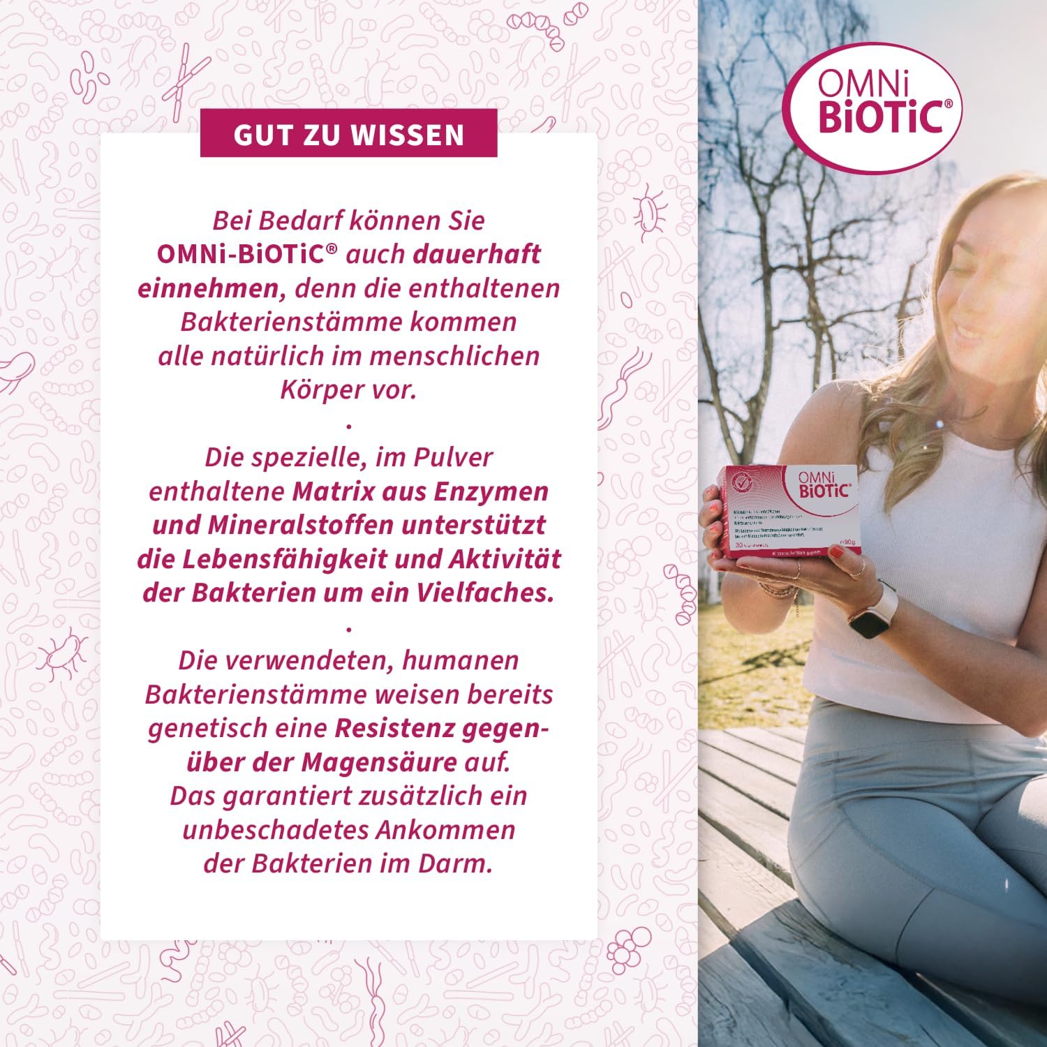 Thumbnail 6 de OMNi BiOTiC SR-9 Kids Direkt-Sticks (28 Stück) mit Pfirsich-Geschmack – vegan, glutenfrei, laktosefrei