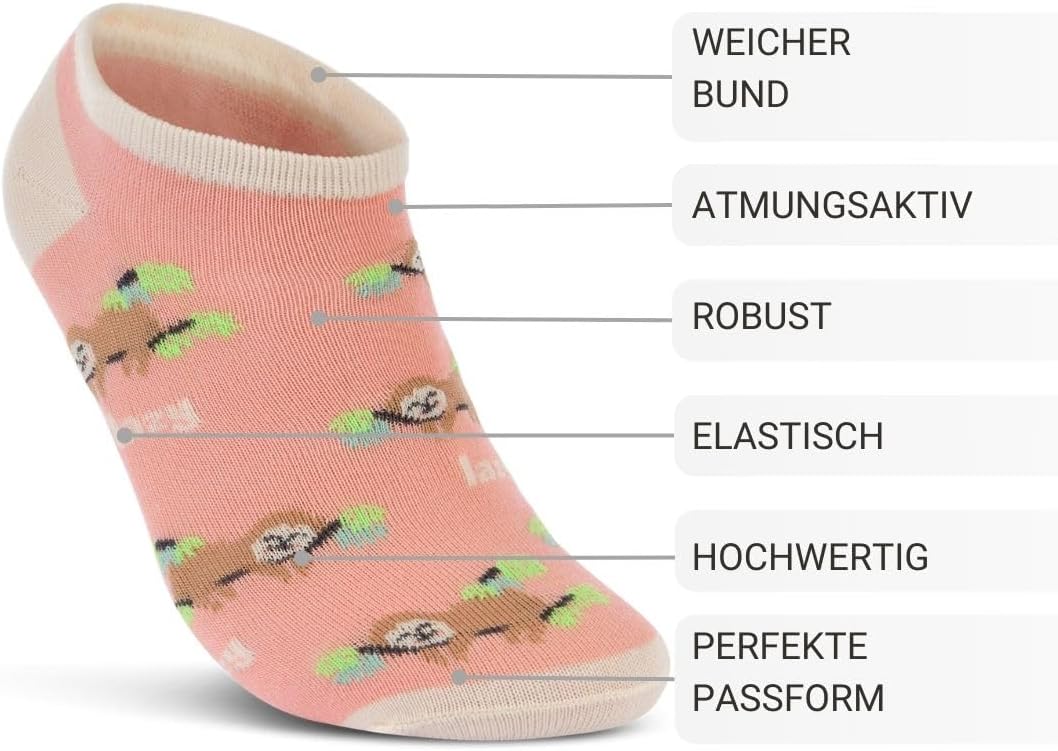 Thumbnail 2 de 10 Paar Kinder Sneaker-Socken aus Baumwolle von sockenkauf24 – für Jungen und Mädchen