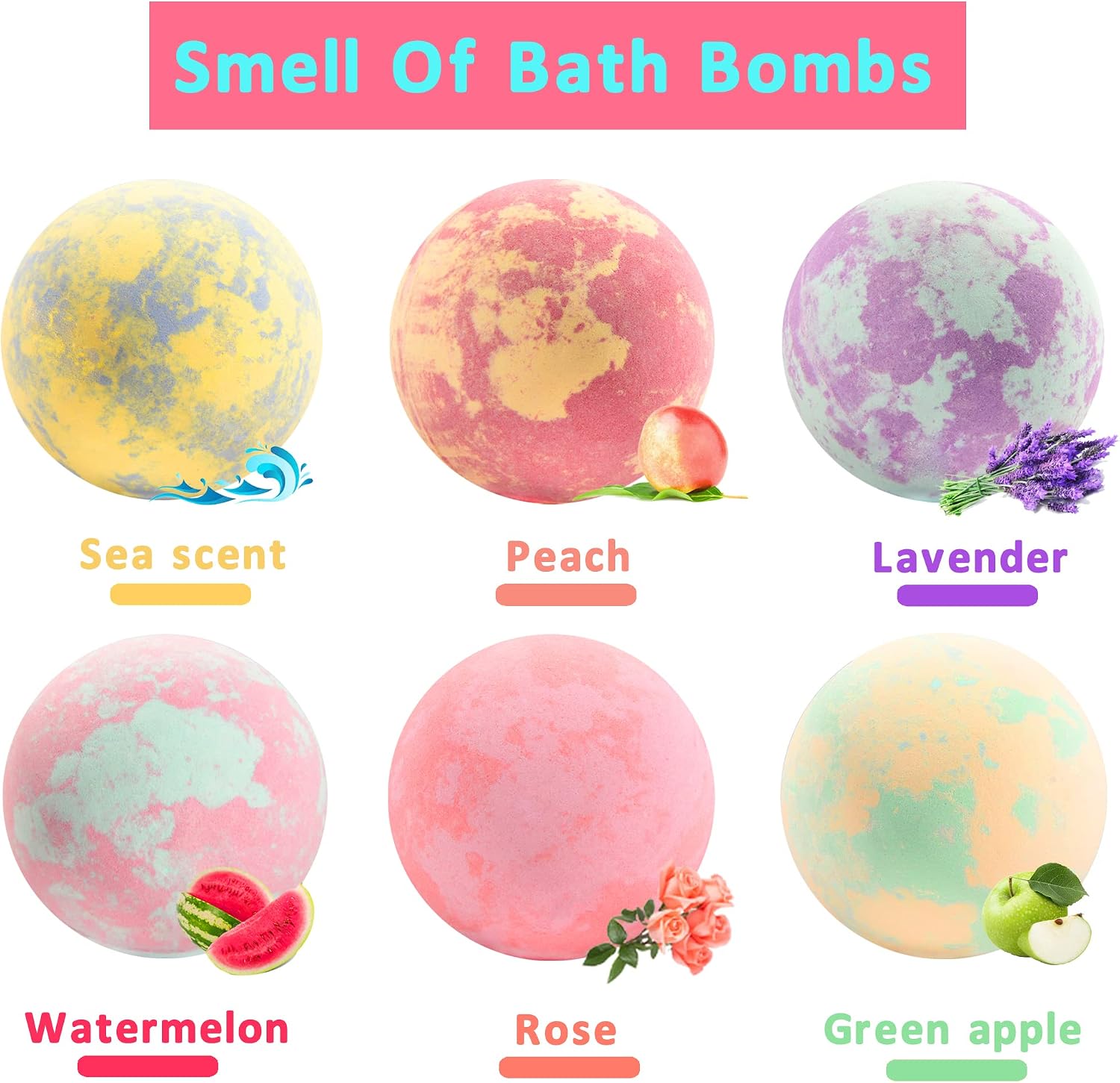 Detalle 2 de Unicorn Bath Bombs with Surprise Inside