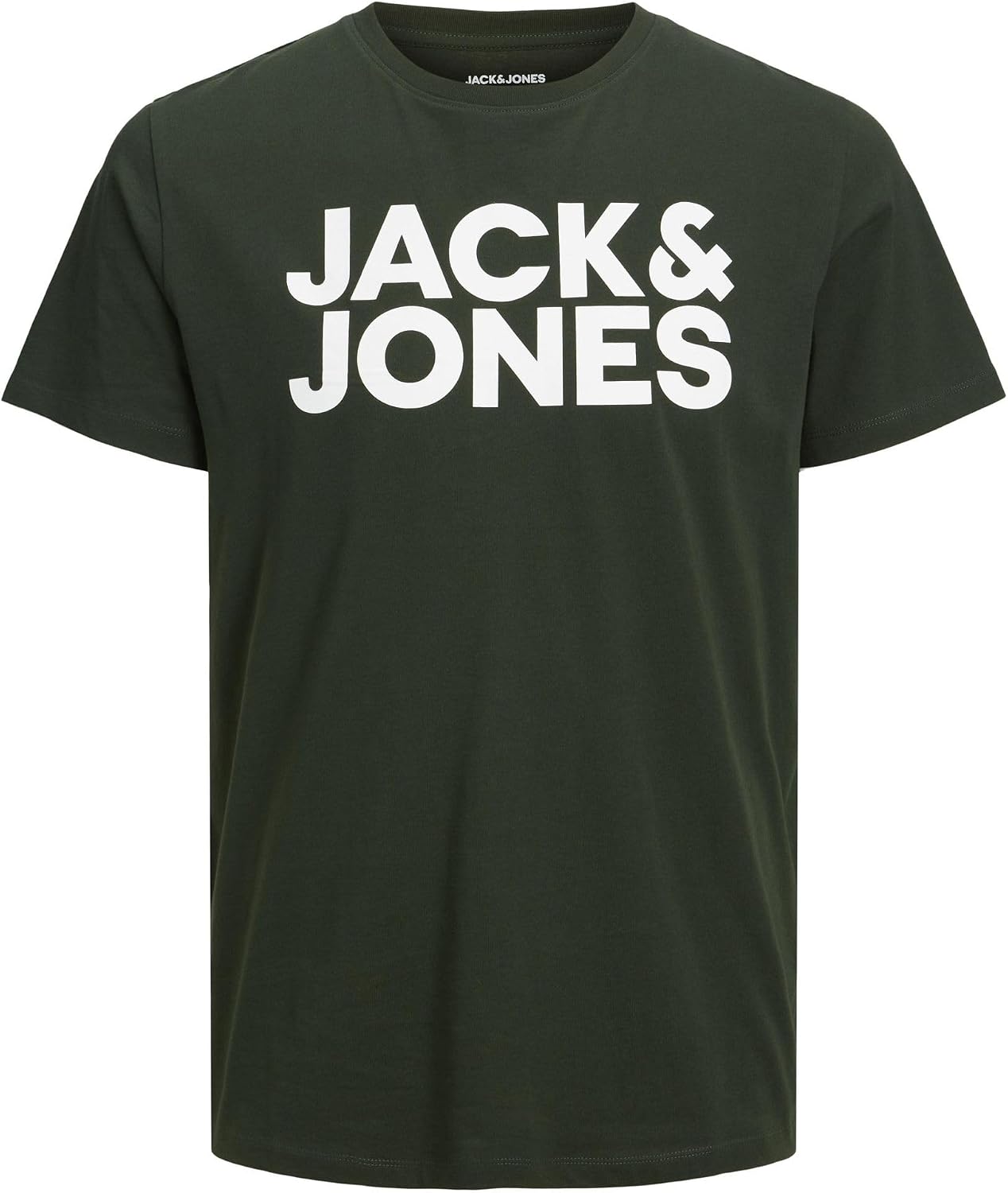 Detalle de JACK & JONES Camiseta clásica para hombre en Rojo Port Royale, XXXL (EU)