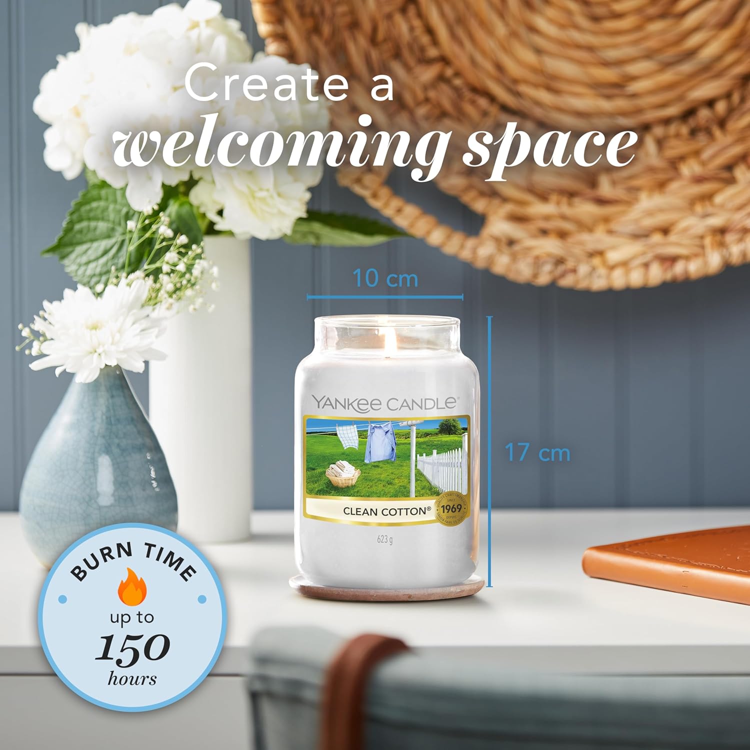 Thumbnail 5 de Yankee Candle Clean Cotton Large Jar