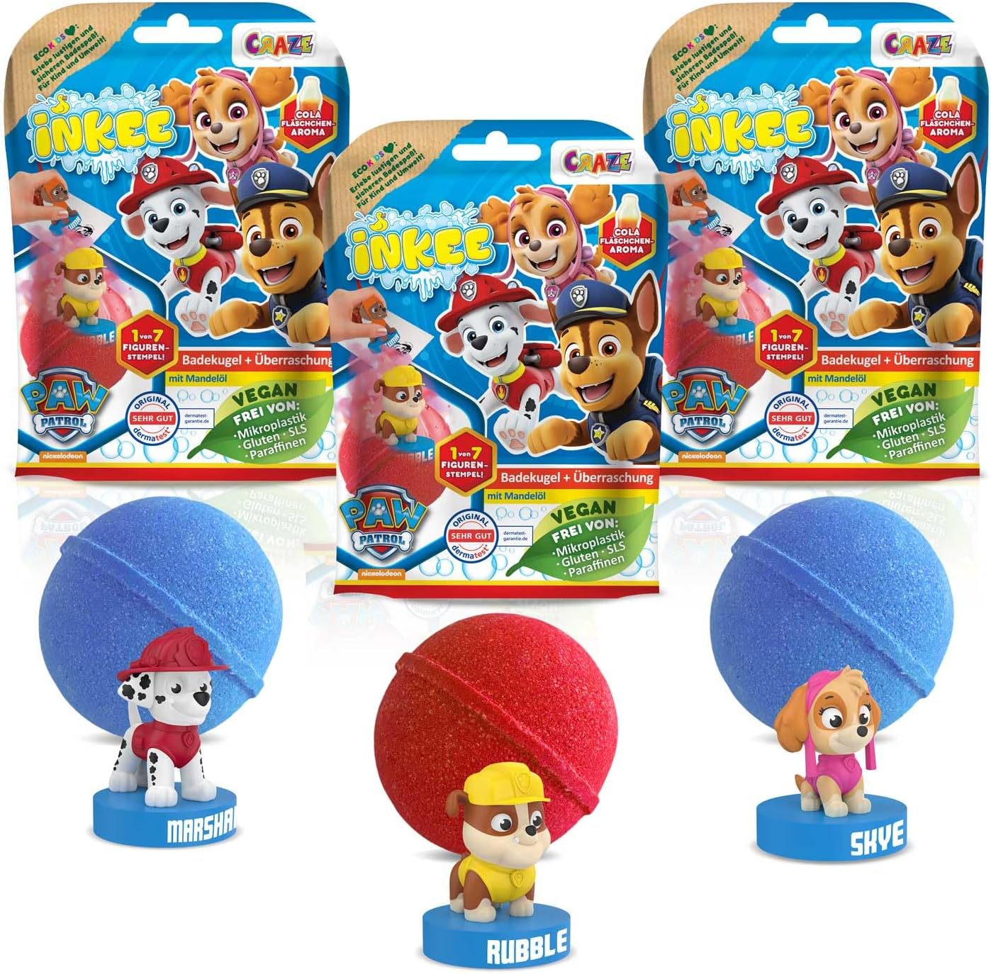 Thumbnail 6 de INKEE Surprise Set di 8 bombe da bagno Peppa Pig – fragola, schiuma e sorprese