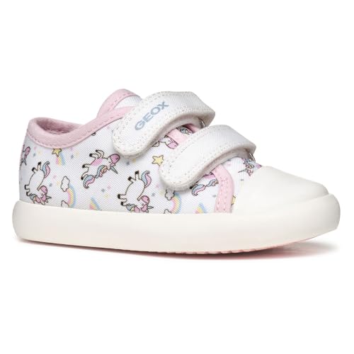 Detalle de Geox B GISLI Girl B zapatillas bebé White/Pink