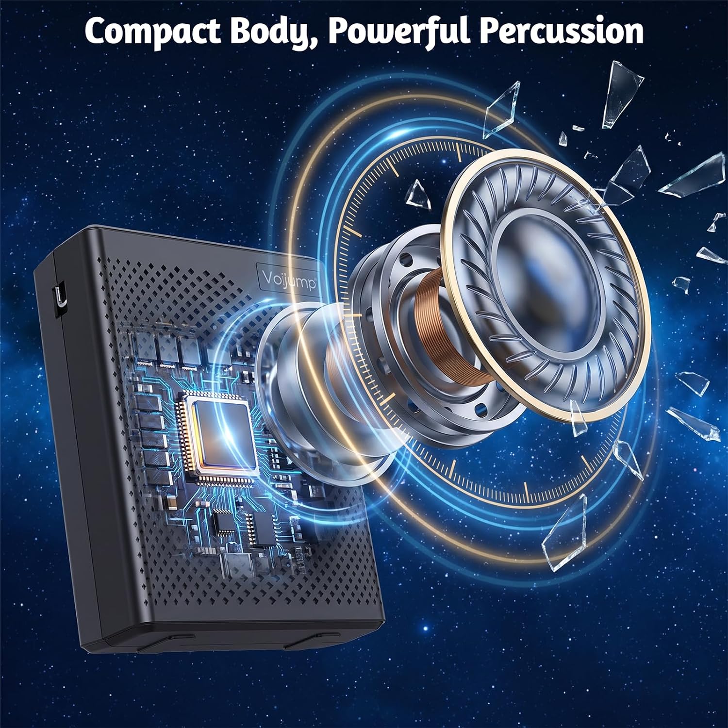 Detalle 2 de voijump DT626 Wireless Voice Amplifier with Lavalier Mic, Bluetooth 5.3