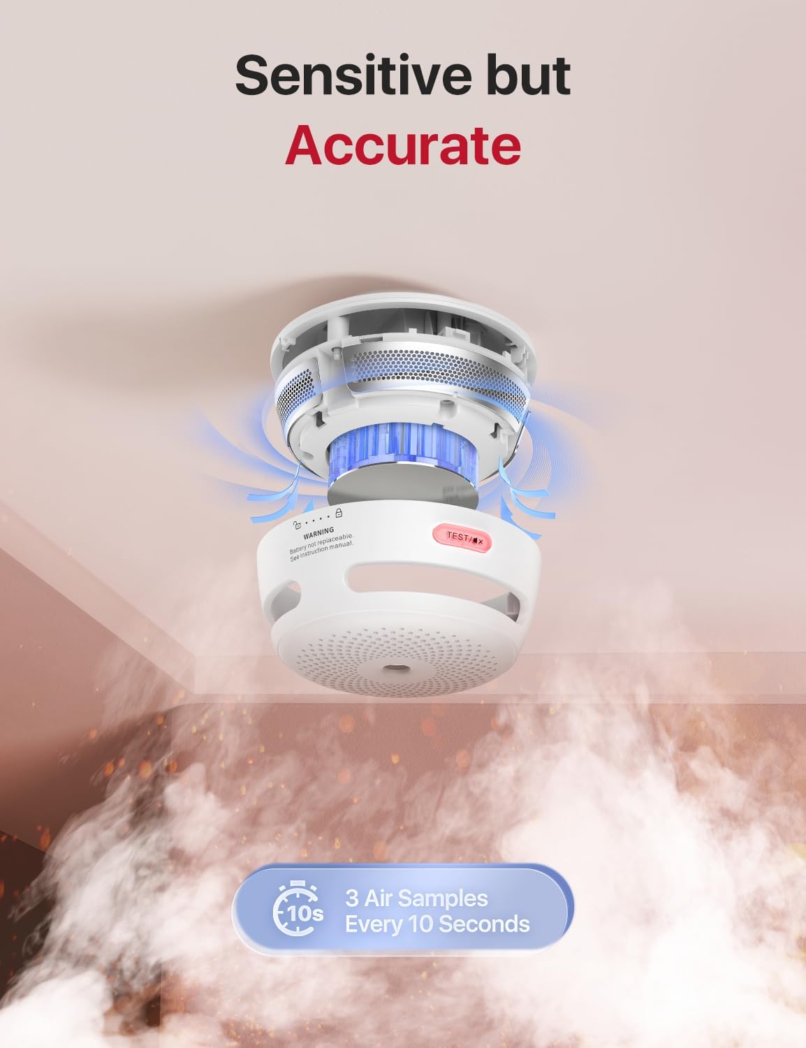 Thumbnail 6 de X-Sense XS01 Standalone Mini Smoke Alarm