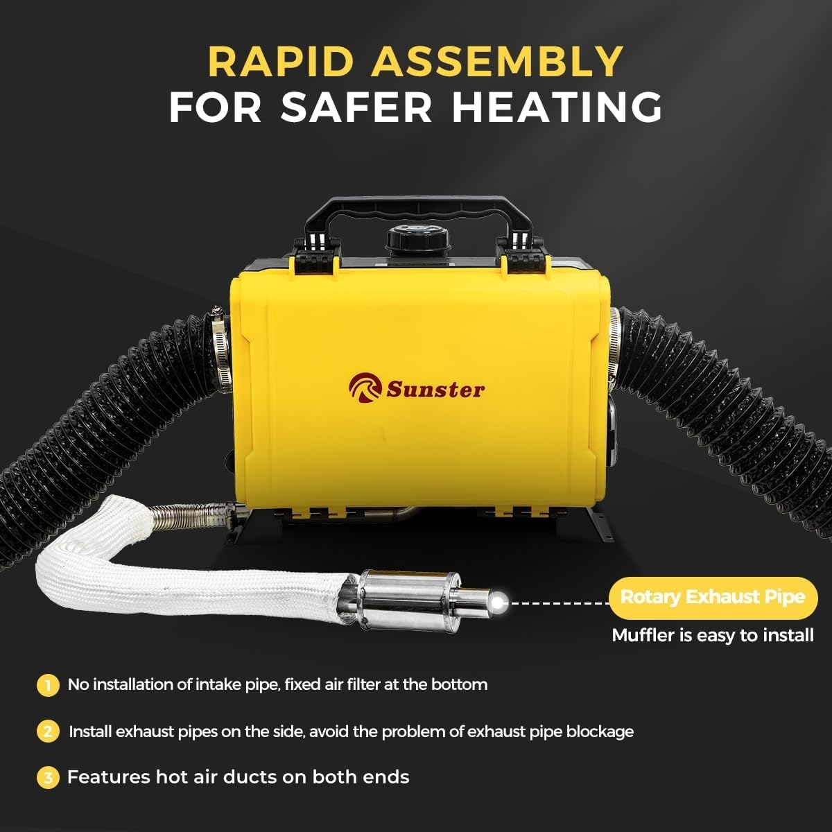 Thumbnail 5 de HTB1 8KW diesel air heater 12V/240V with Bluetooth