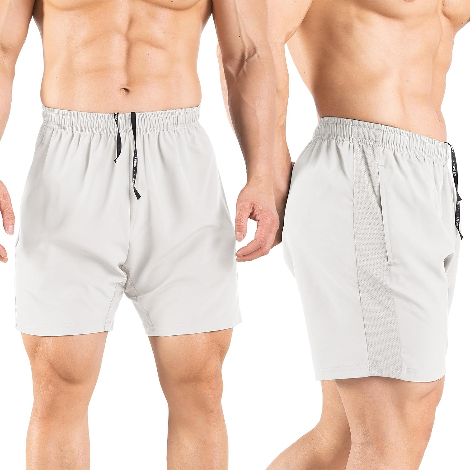 Thumbnail 4 de Gaglg Men's 5" Running Shorts 2-Pack quick-dry