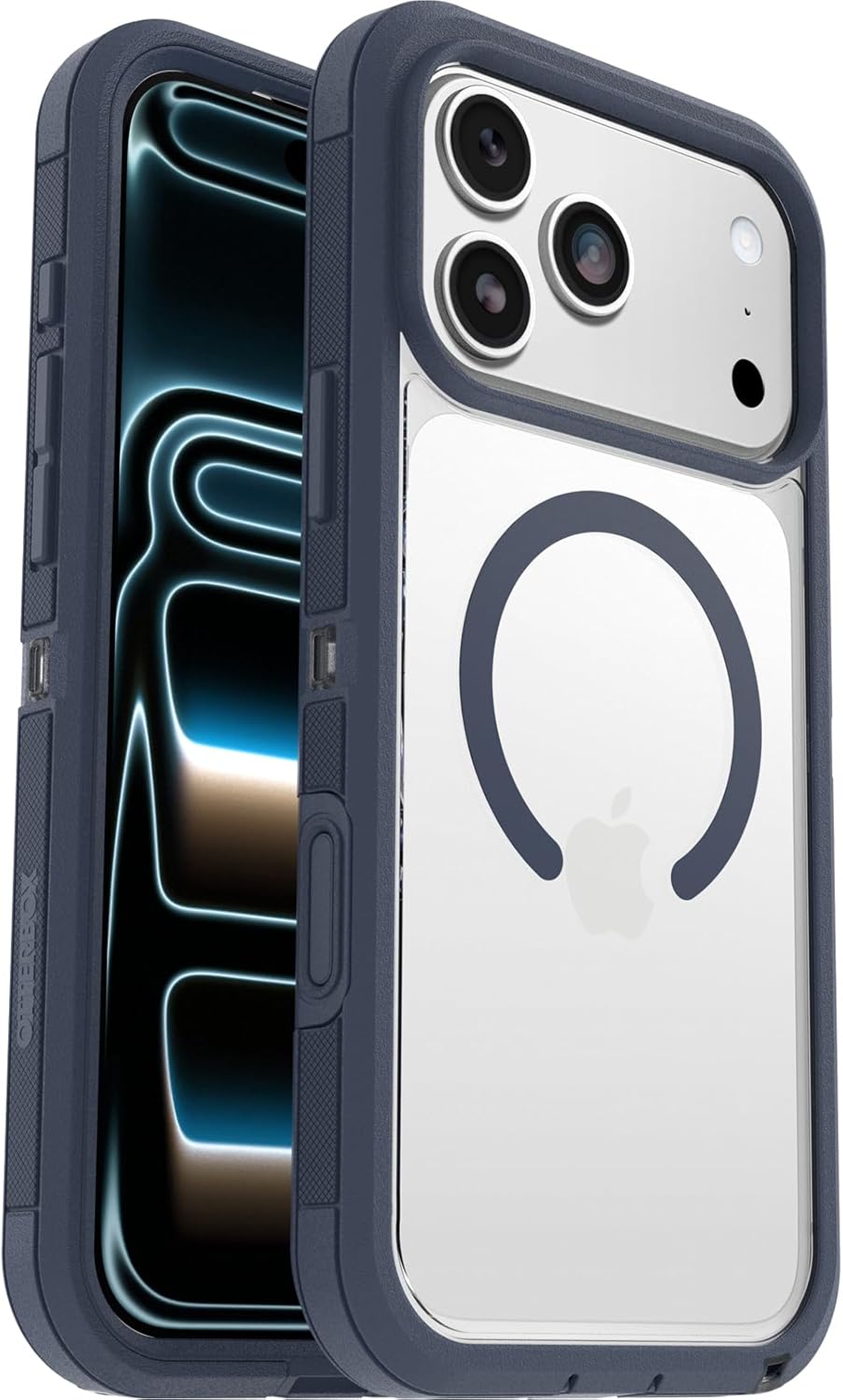 Thumbnail 5 de OtterBox Defender Series Pro XT Clear MagSafe per iPhone 17 Pro: cover ultra robusta trasparente/nera con protezione anti-caduta