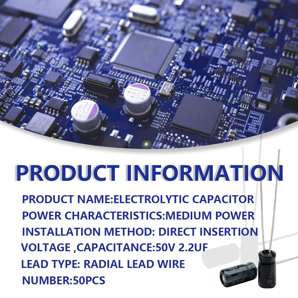 Thumbnail 1 de Innfeeltech Elektrolytkondensator 2,2µF 🔌