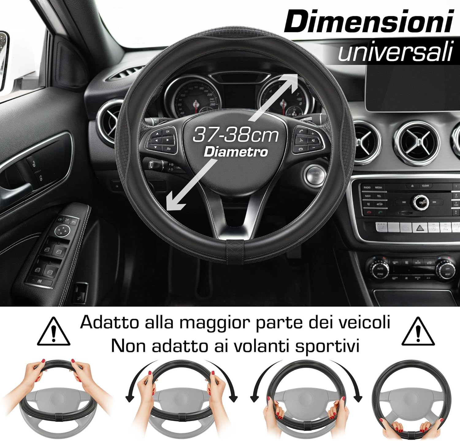 Detalle de Upgrade4cars Coprivolante 37-38 cm