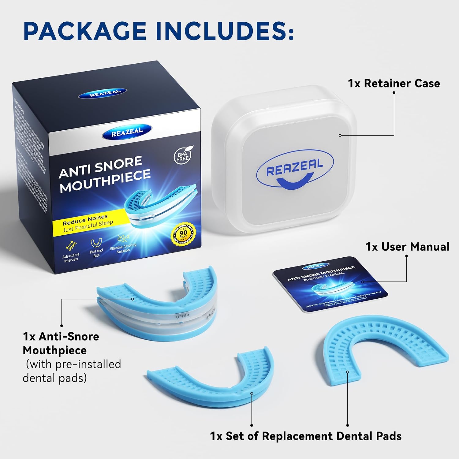 Detalle de Anti-snoring mouthpiece, EVA