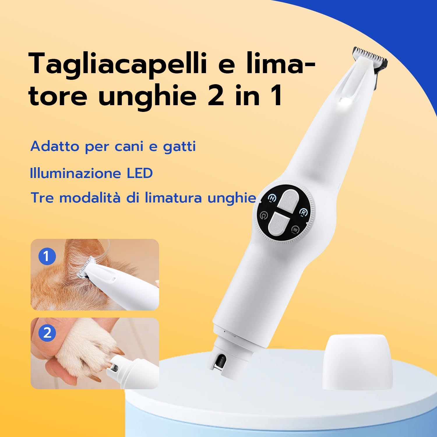 Detalle 2 de Tolesum 2 in 1 Tosatrice & Lima per Unghie 🐾