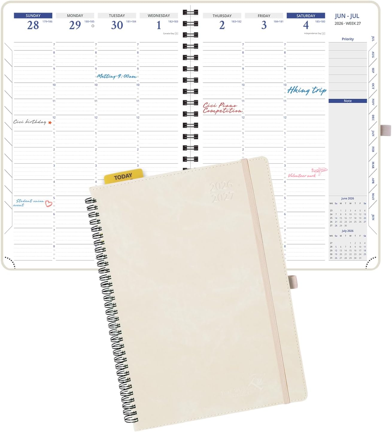 Detalle de POPRUN Academic Planner 2026-2027