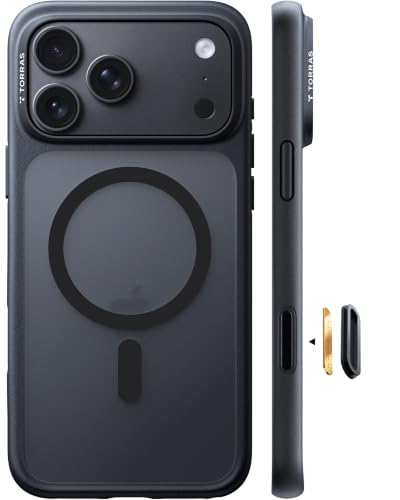 Detalle de TORRAS Guardian-Mag für iPhone 18 Pro Hülle – Schwarz