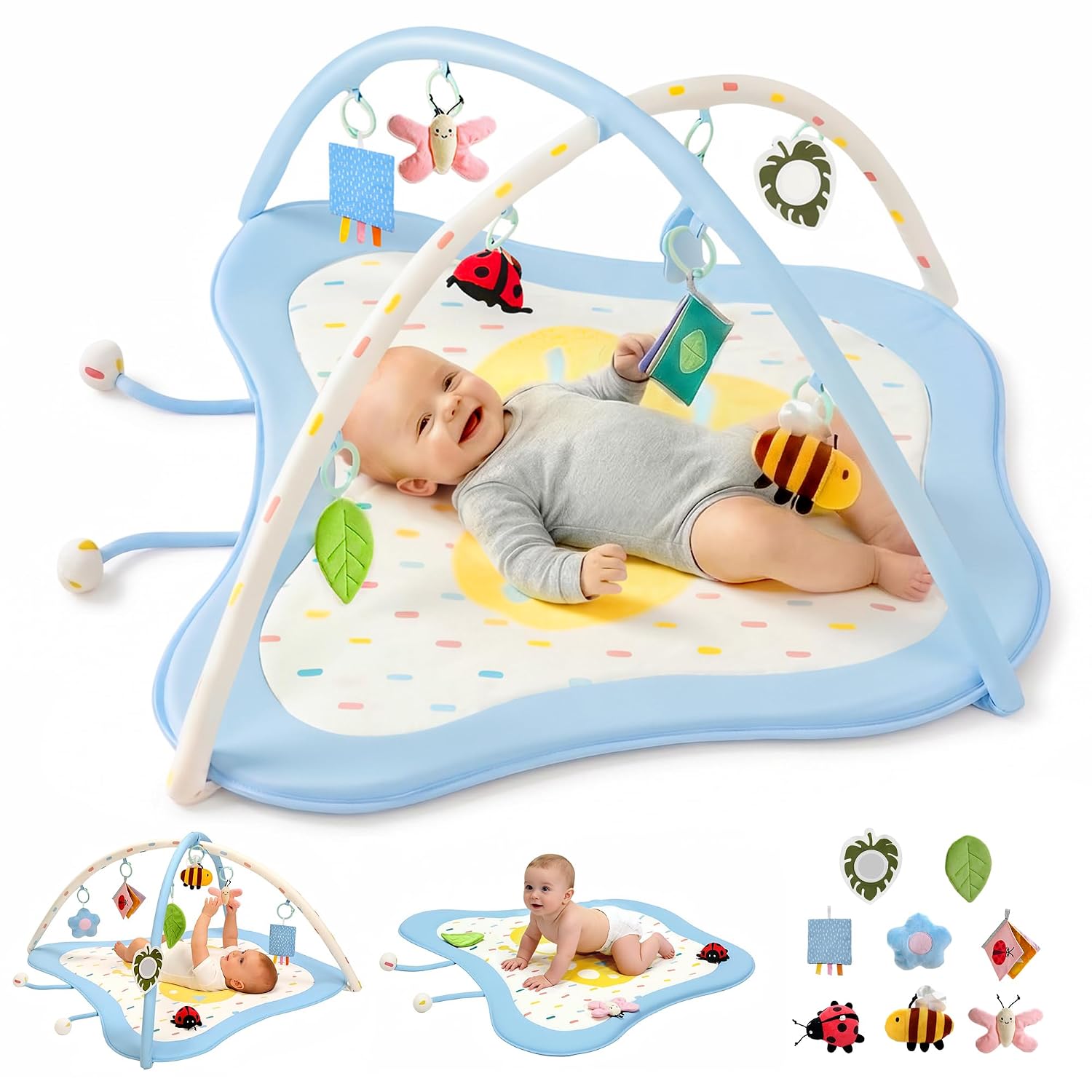 Detalle de Pamo Babe Baby Play Gym, 8 Toys