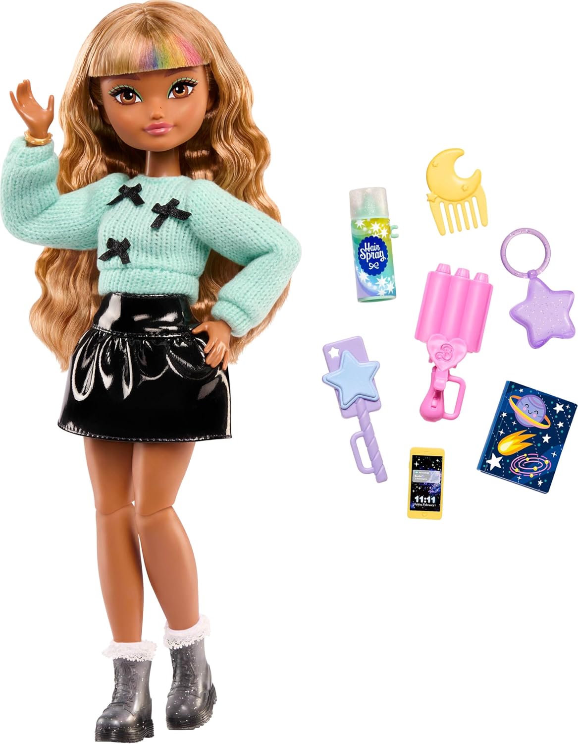 Thumbnail 4 de Barbie Dream Besties Zia Posable Doll with Moon-Themed Accessories (JGG36)