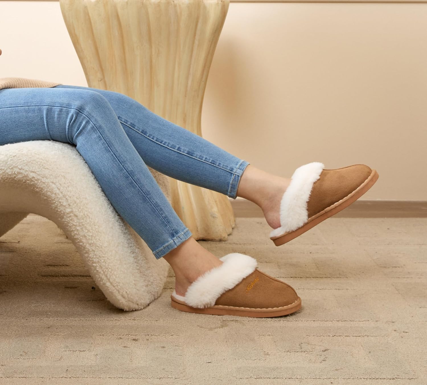 Thumbnail 2 de Donpapa Hausschuhe Damen Herren Winter Memory Foam Slippers