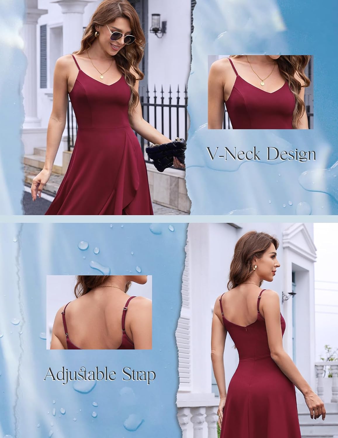 Detalle 2 de DRESSTELLS Cocktailkleid Damen Festlich