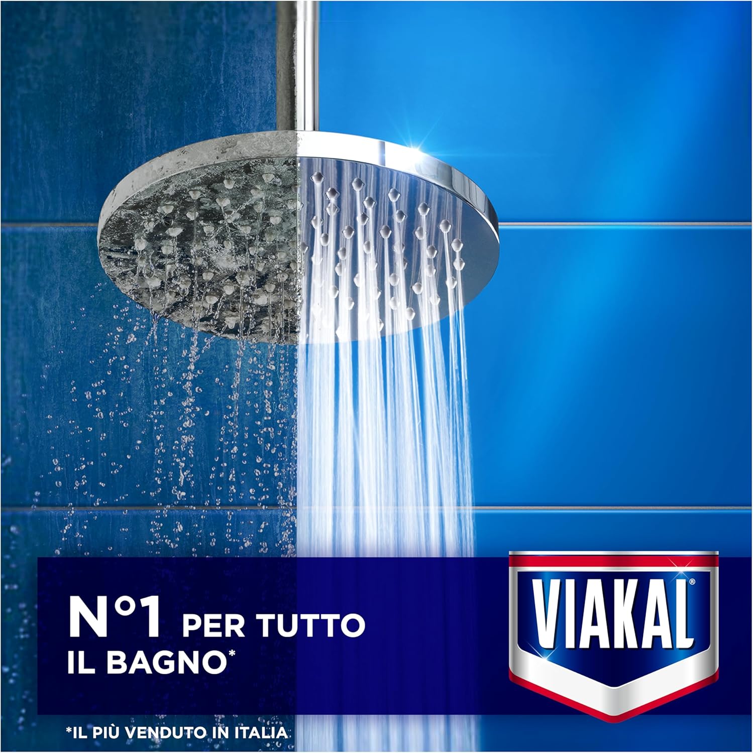 Detalle de Viakal Classico Spray: rimuove il calcare fino al 100% con tecnologia anti-gocce – confezione da 3