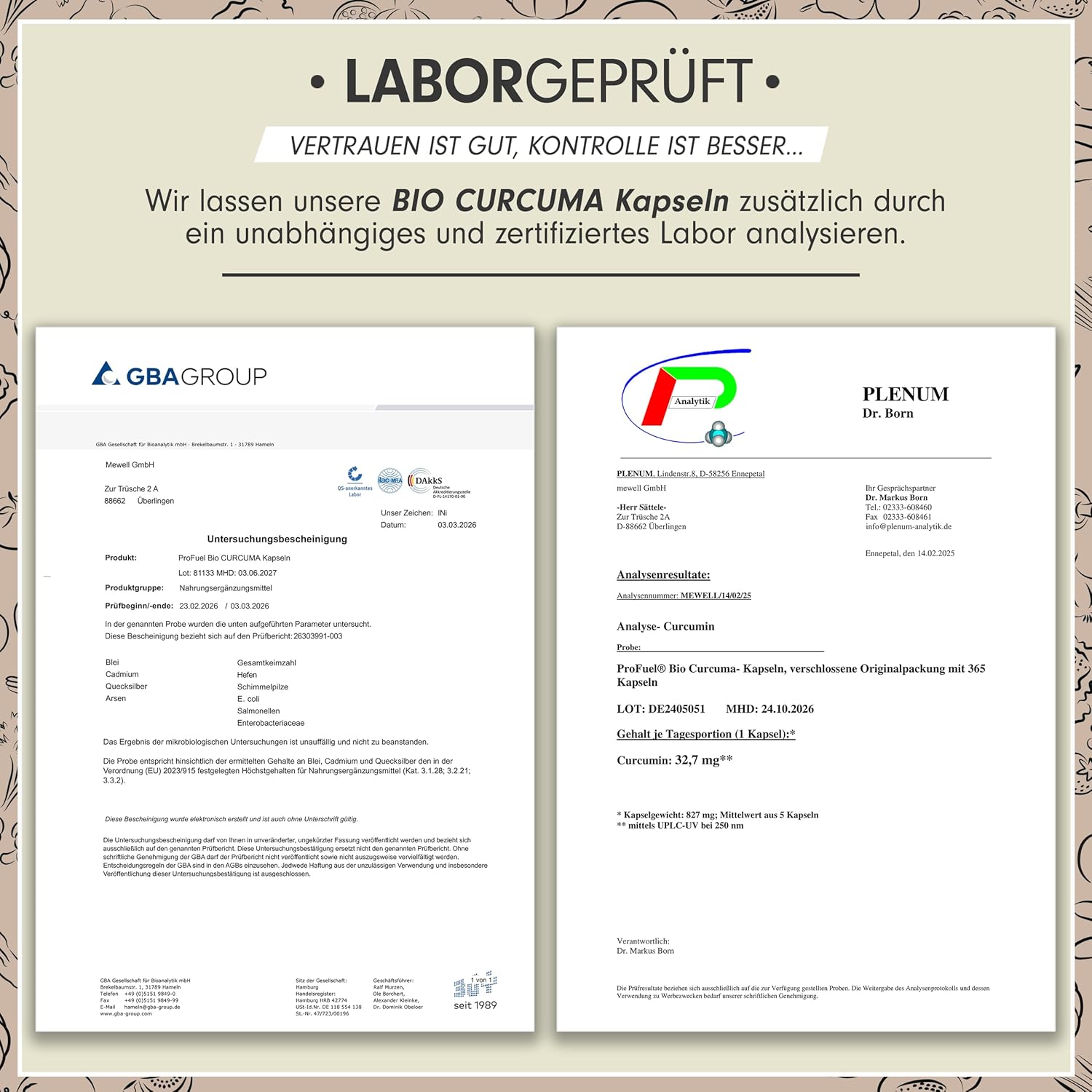 Thumbnail 4 de Bio Curcuma Kapseln 365x 700 mg