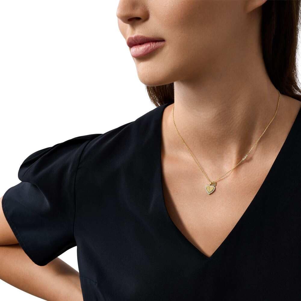 Thumbnail 1 de Collier Emporio Armani femme en argent sterling doré, fermeture à homard