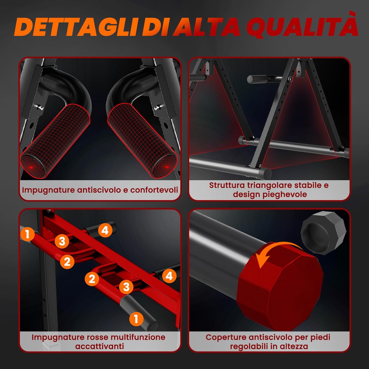 Thumbnail 6 de WATBKHE Power Tower Dip Station torre multifunzione per trazioni e dip 💪